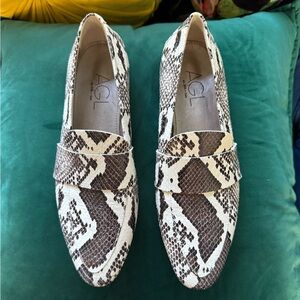 AGL snakeskin Loafers